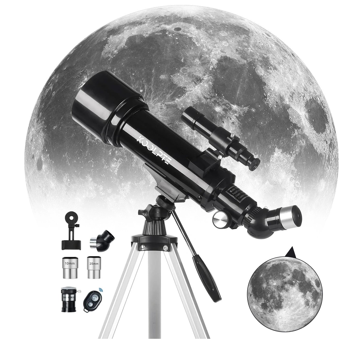 Koolpte Vega Lite 70mm Aperture 500mm Refractor Telescope
