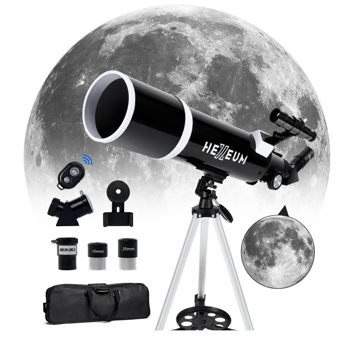 Koolpte Vega Plus 80mm Aperture 600mm Refractor Telescope