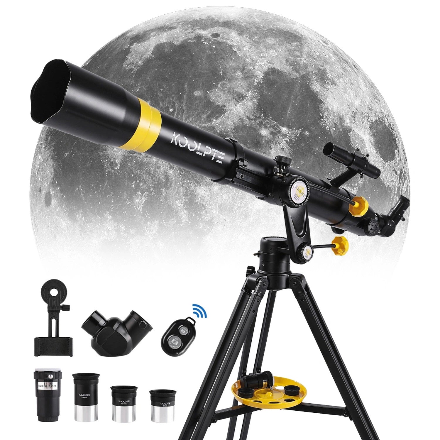 Koolpte Vega Precision Ultra 90mm Aperture 900mm Refractor Telescope