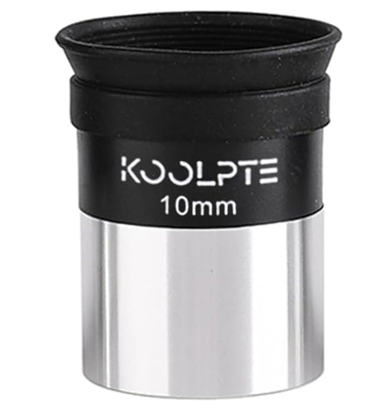 KOOLPTE 10mm 1.25-inch Plossl telescope eyepiece lens.