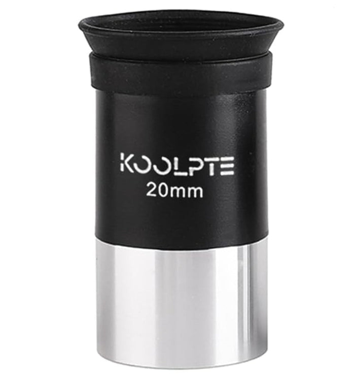 KOOLPTE 20mm 1.25-inch Plossl telescope eyepiece lens.