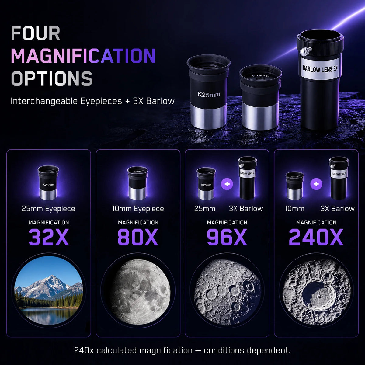 Koolpte Vega Precision 90mm telescope feature and accessory overview 