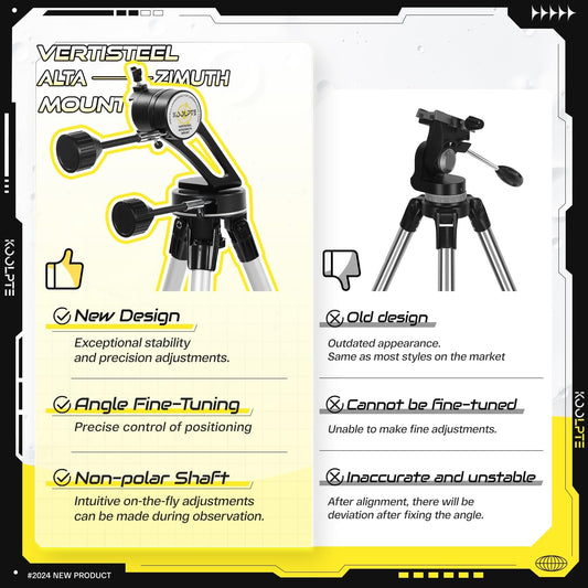 Telescope,90mm Aperture 700mm with Vertisteel AZ Mounting Slow-Motion Mount, High Power Telescopes for Adults Astronomy, Easy for Beginners, with Carry Bag,Wireless Remote Control, Phone Adapter,White
