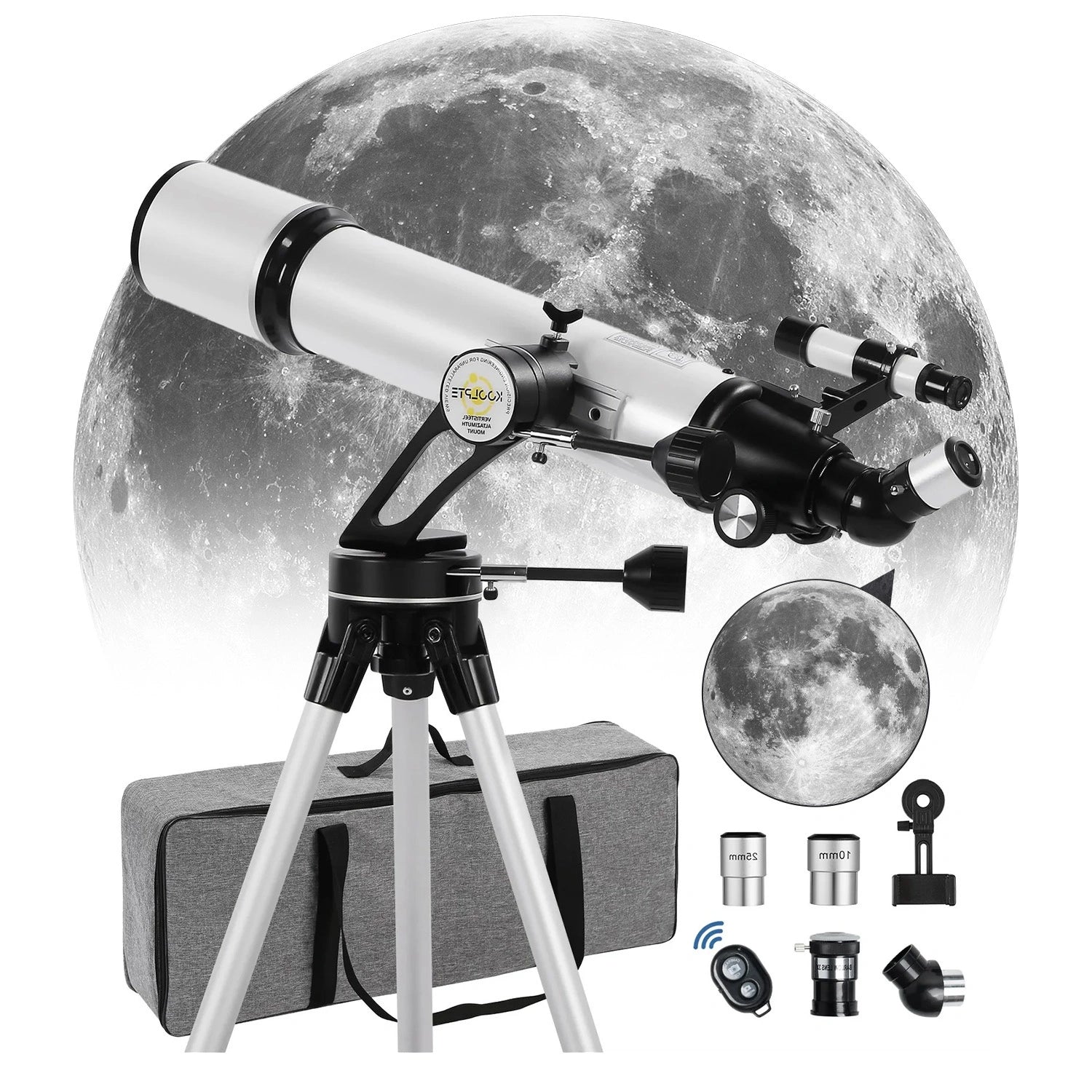 Koolpte Vega Precision 90mm Aperture 700mm Refractor Telescope