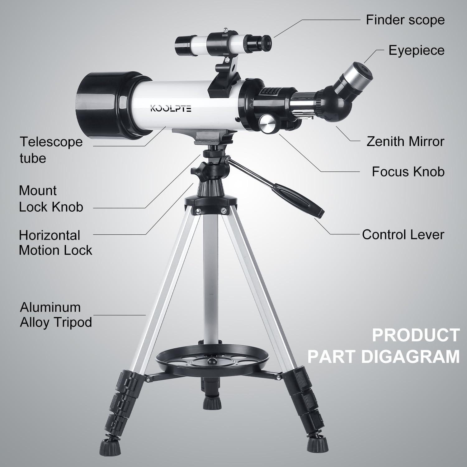 Vega Lite Astronomical Telescope for Beginners | Koolpte