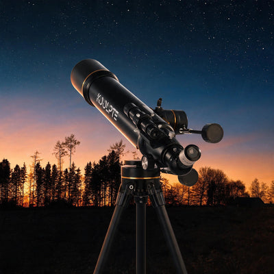 Black KOOLPTE Vega Precision telescope lifestyle scene 