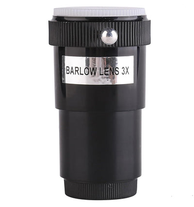 Barlow Lens - 1.25-inch 3X Barlow Lens Optical Glass Multi Coated Wide View