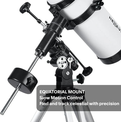 KOOLPTE Antares 130mm/650mm EQ reflector telescope product information image.