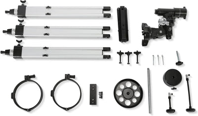 KOOLPTE Antares 130mm/650mm EQ reflector telescope shown in a product feature image.