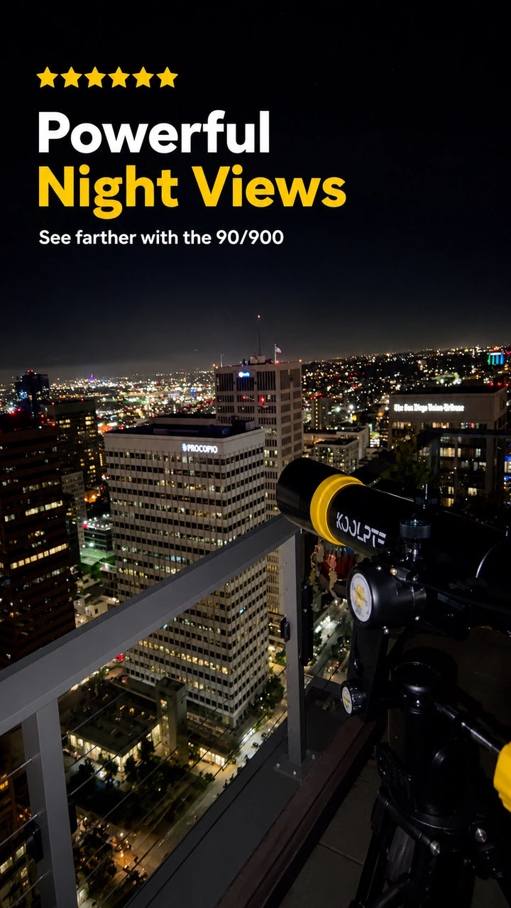 A longer focal length choice for beginners ready to see more detail.