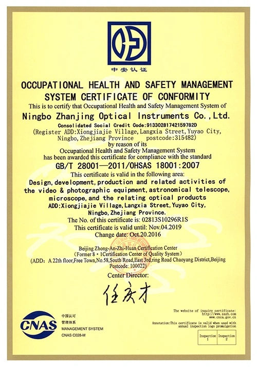 Occupational Health & Safety