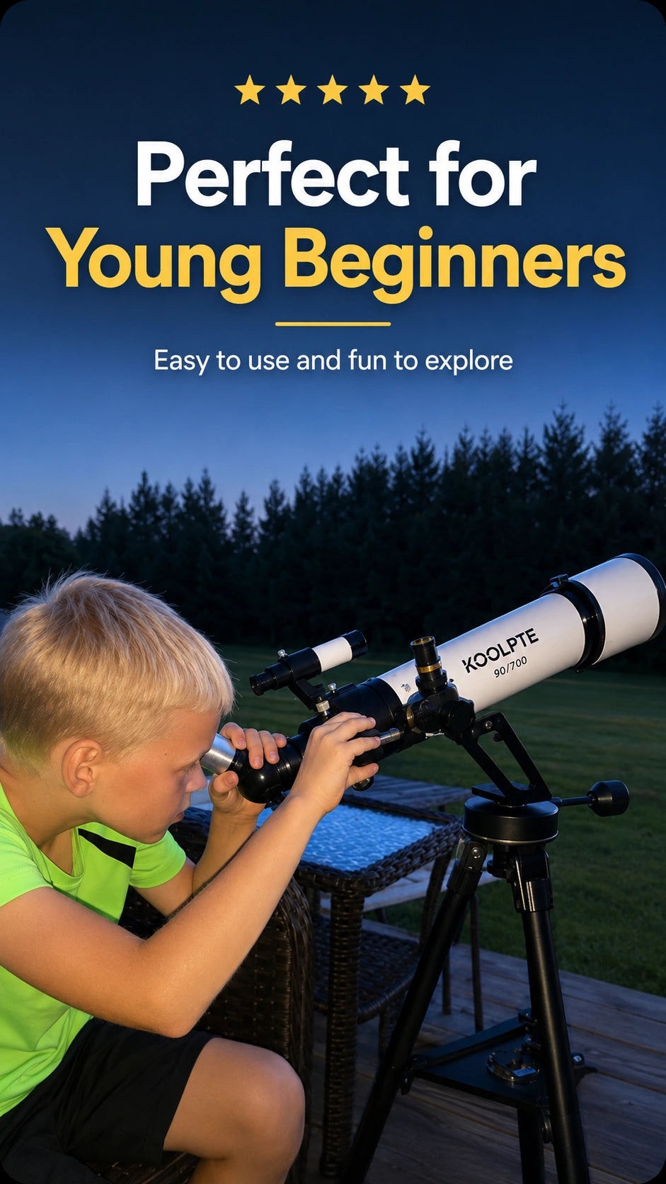 Koolpte outdoor optics product feature image