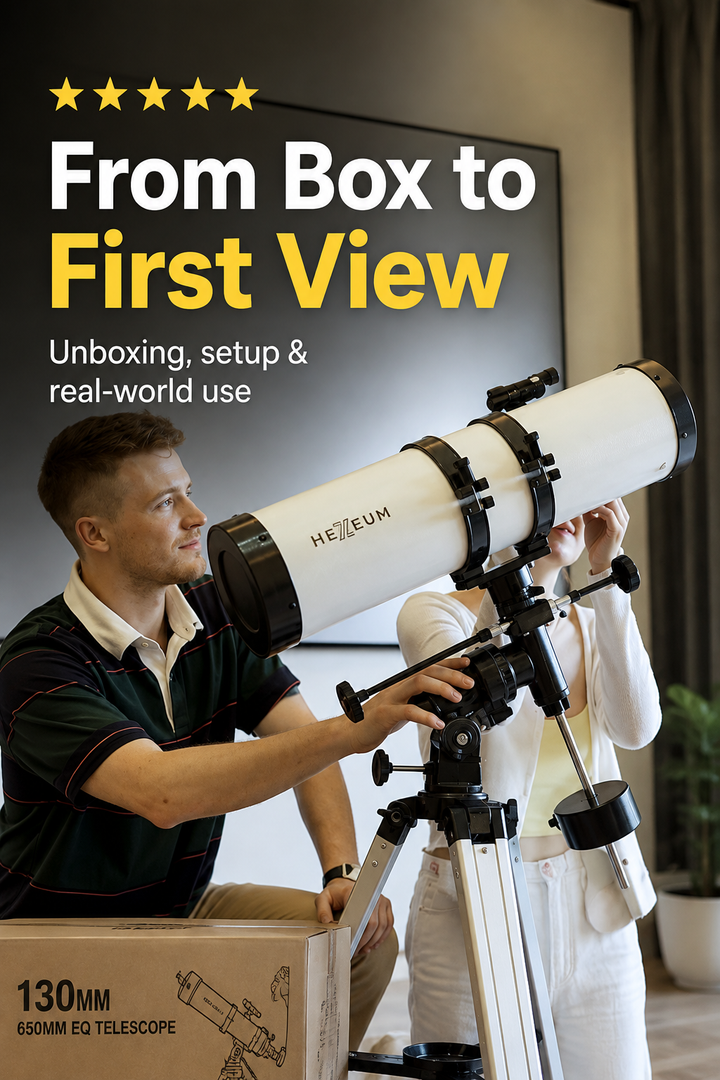 A larger reflector telescope for deeper learning and more serious sky nights.
