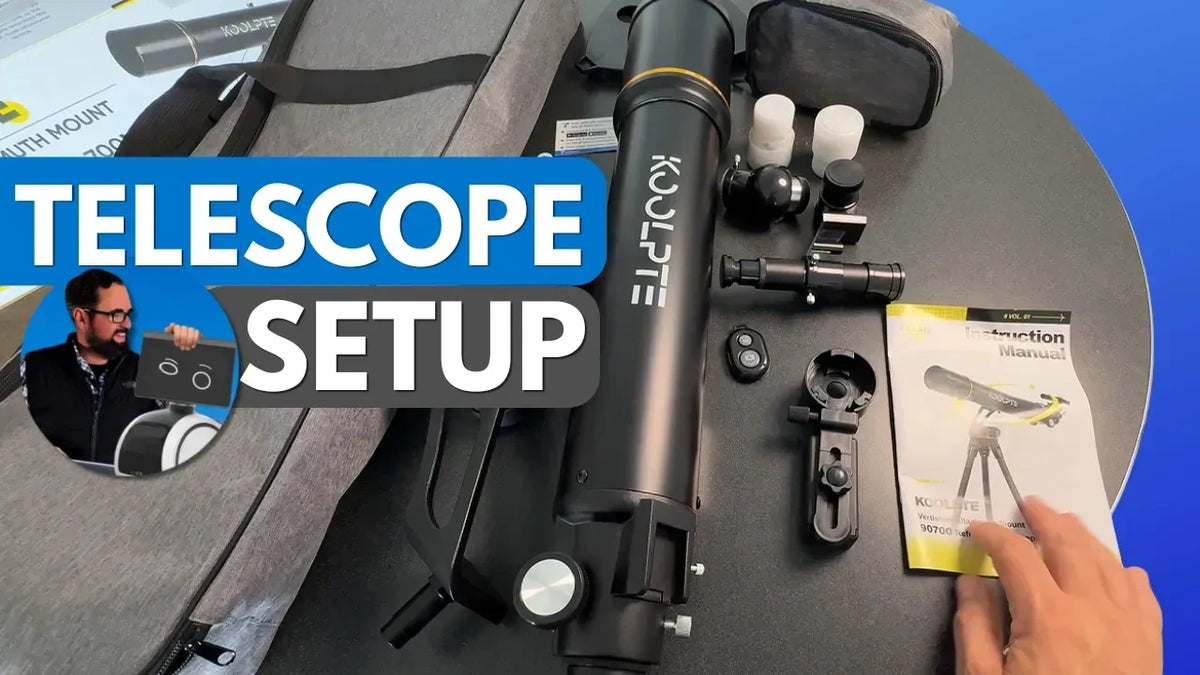 KoolPTE Beginner's Telescope | Full ASSEMBLY & First Look! ✨🔭