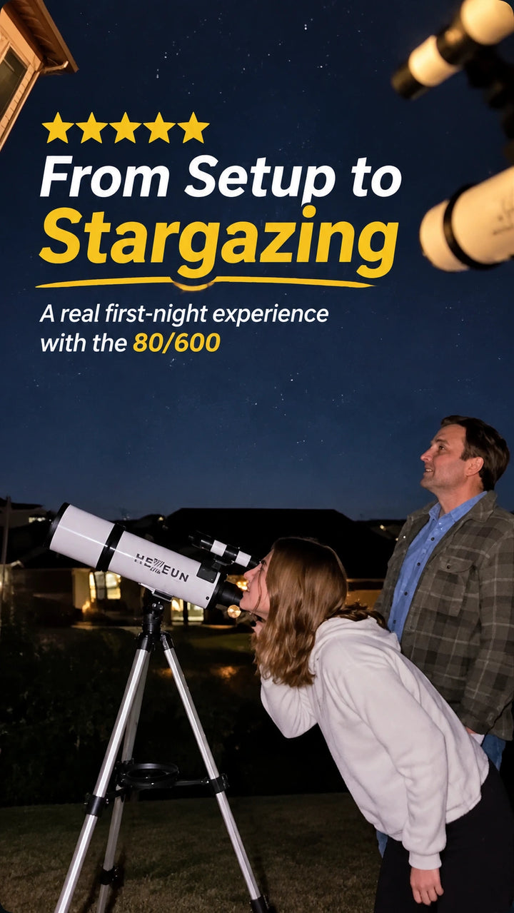 Brighter family views with a balanced setup for shared nights under the sky.
