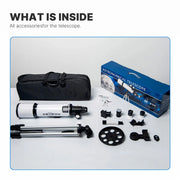 Koolpte Vega Plus 80mm Aperture 600mm Refractor Telescope