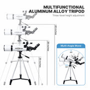 Koolpte Vega Plus 80mm Aperture 600mm Refractor Telescope