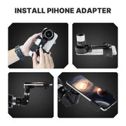 Koolpte Vega Precision Telescope 90mm Aperture 700mm Altazimuth Mount Refractor Telescope for Beginners and Adults