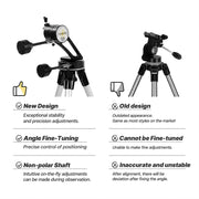 Koolpte Vega Precision 90mm Aperture 700mm Refractor Telescope